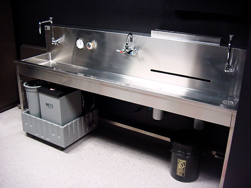 High Res image of Stainless Steel Tray Processing Sink