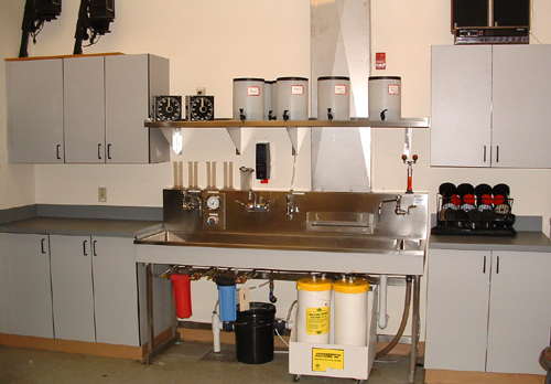 High Res image of Stainless Steel Tray Processing Sink